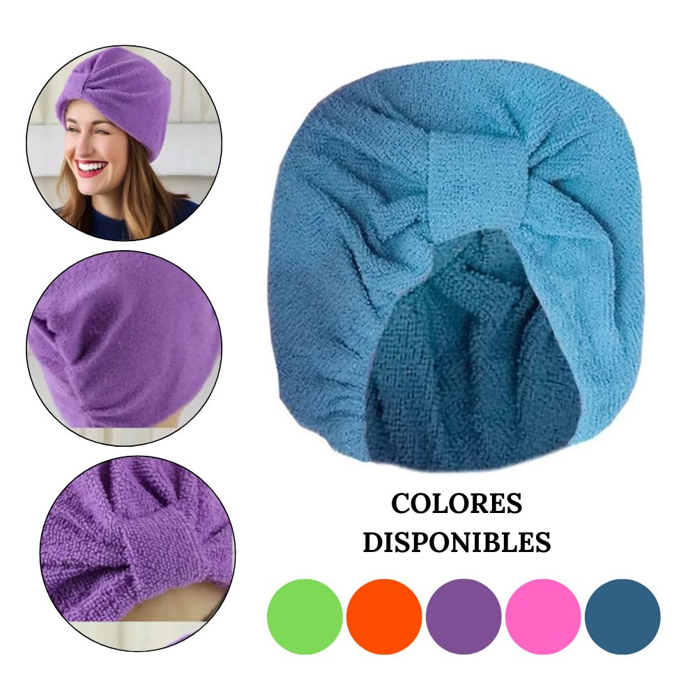 Miniatura 3 de Gorro Toalla Para Cabello microfibra